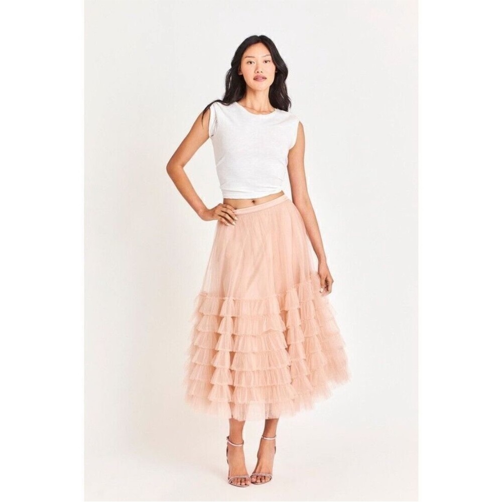 LOVESHACKFANCY TULLE SKIRT - Picture 7 of 10